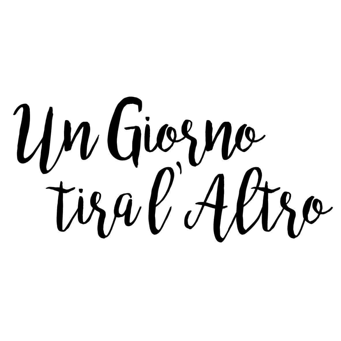 Logo brand Un giorno tira l'altro