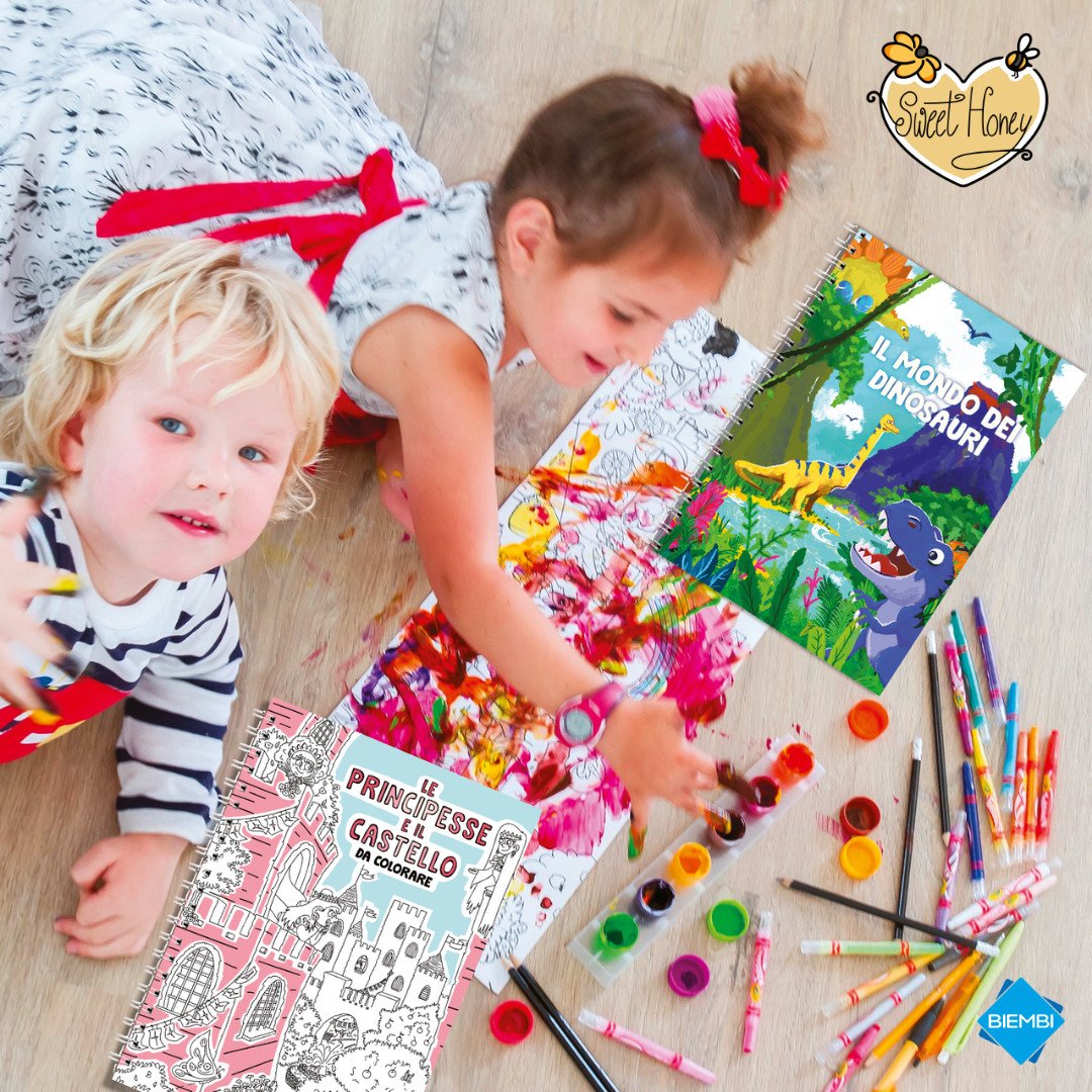 libri da colorare sweet honey